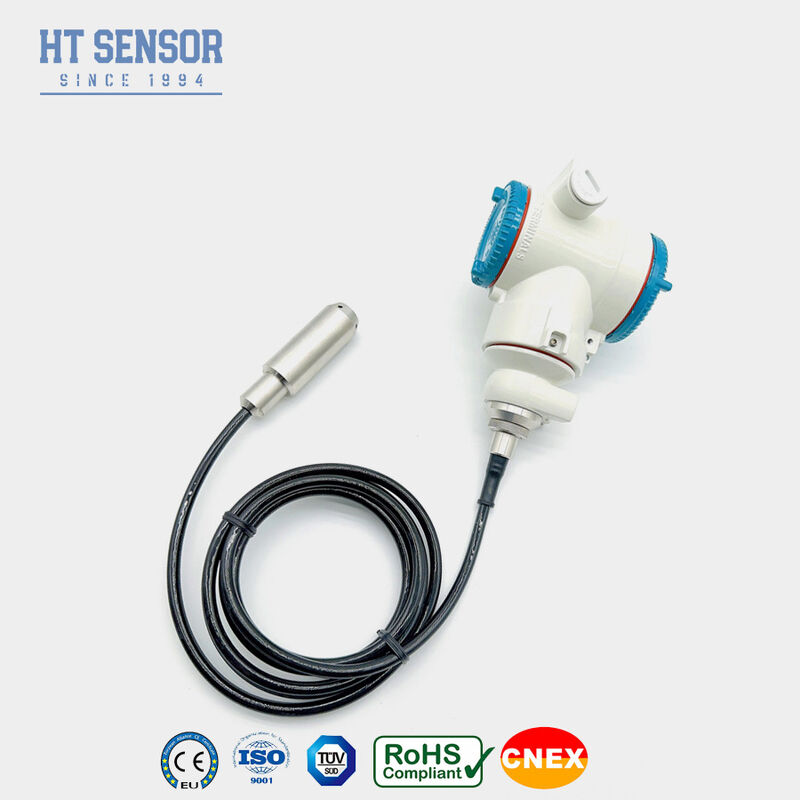 Liquid Level Transmitter with 4-20mA Output 316L Stainless Steel IP68 Waterproof Pressure Sensor
