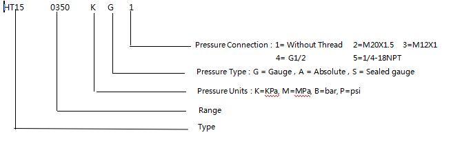 Sensor de presión de silicio OEM de 15 mm con hilo de 1/4 npt para la medición del nivel del líquido 3