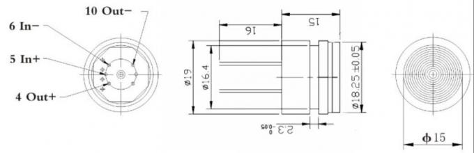 HT19F Sensor de presión de silicio de difusión Micro sensor de presión para la industria 1