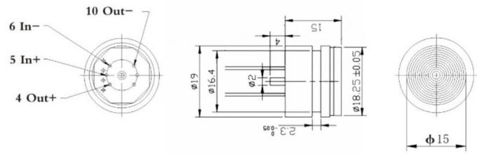 HT19F Sensor de presión de silicio de difusión Micro sensor de presión para la industria 0