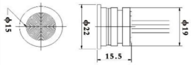 Sensor de presión de silicio de 10 KPa ~ 70 MPa Sensor de presión pieoresistivo 2