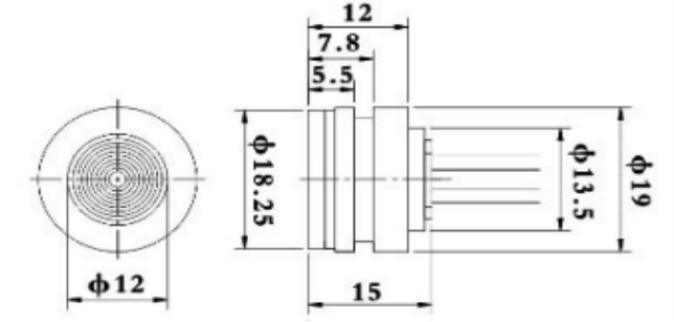 Sensor de presión de silicio de 10 KPa ~ 70 MPa Sensor de presión pieoresistivo 1