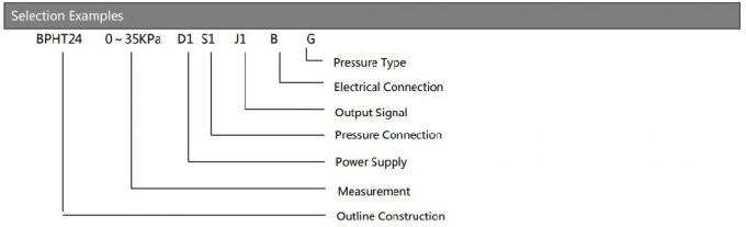 BPHT24-IX Sensor de presión del diafragma de descarga Sensor de transmisión de presión industrial 5