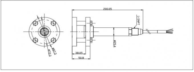 Sensor analógico de nivel de agua de acero inoxidable 0