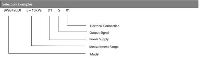 BP93420DIII SENSOR DE PRESIÓN DIFERENCIAL Transmisor de presión diferencial de líquido 4