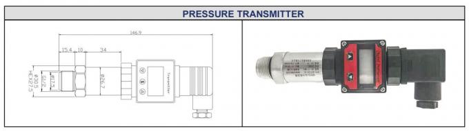 4-20mA Transductor de presión del diafragma de descarga 100MPa Sensor de presión del diafragma de silicio 1