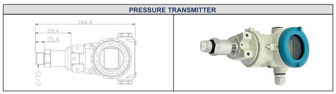 4-20mA Transductor de presión del diafragma de descarga 100MPa Sensor de presión del diafragma de silicio 2