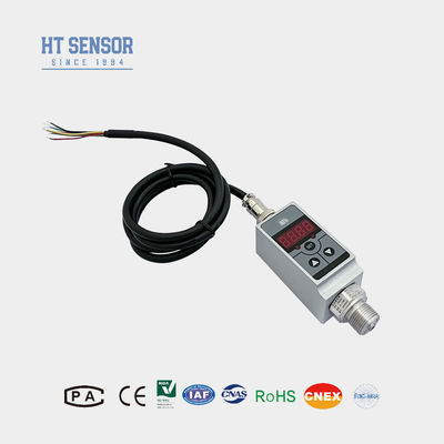 Interruptor de presión electrónico de 24 VDC con interruptor de salida del relé de control