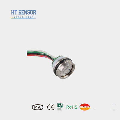 Sensor de presión con película aislante llena de aceite compensada por temperatura Sensor de nivel de 15 mm Sensor de presión de silicio